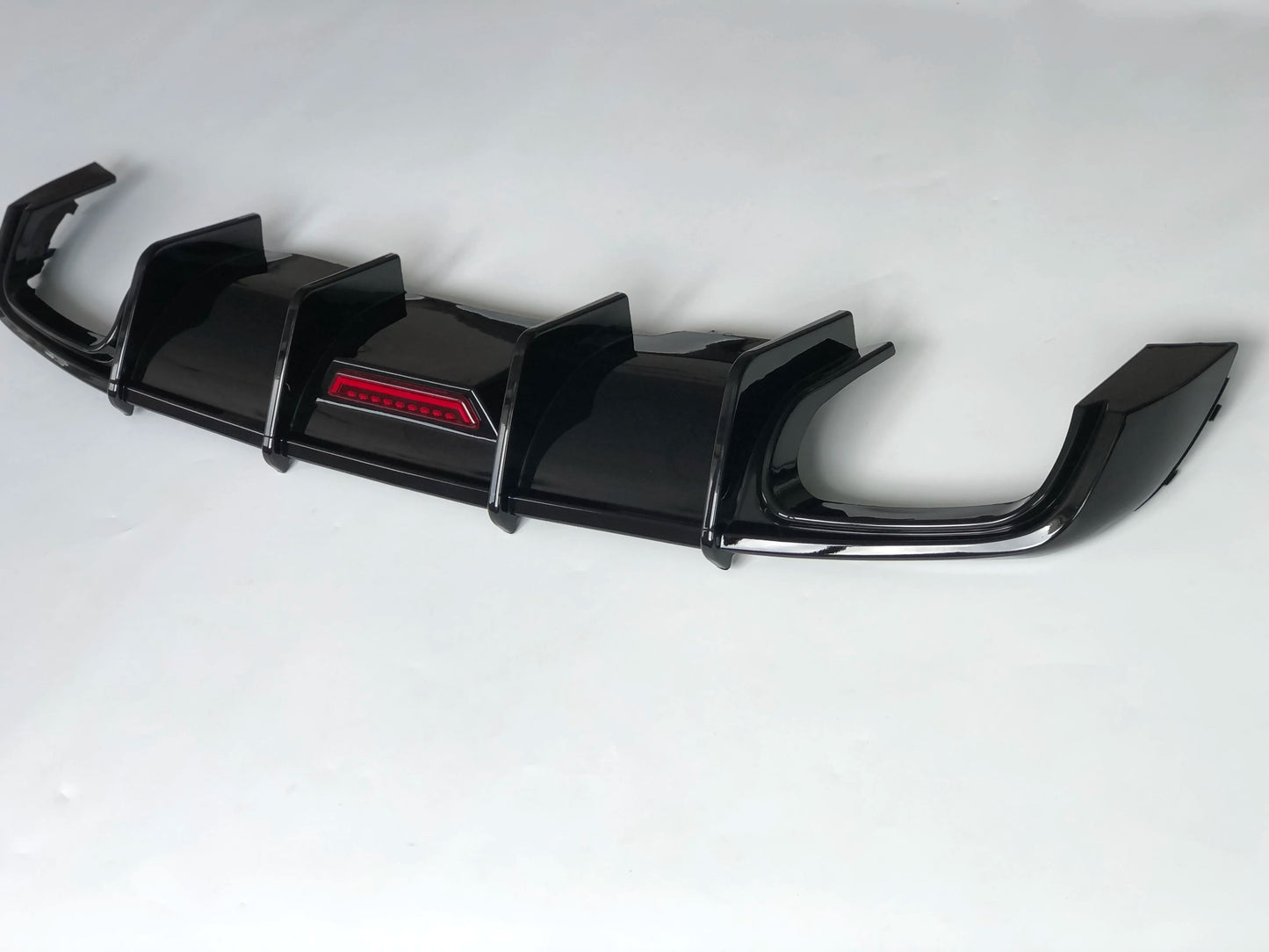 💫ART.4595 Diffusore ABS (Nero Lucido) adatto per Audi A4 S4 S-Line 2017-2019💫