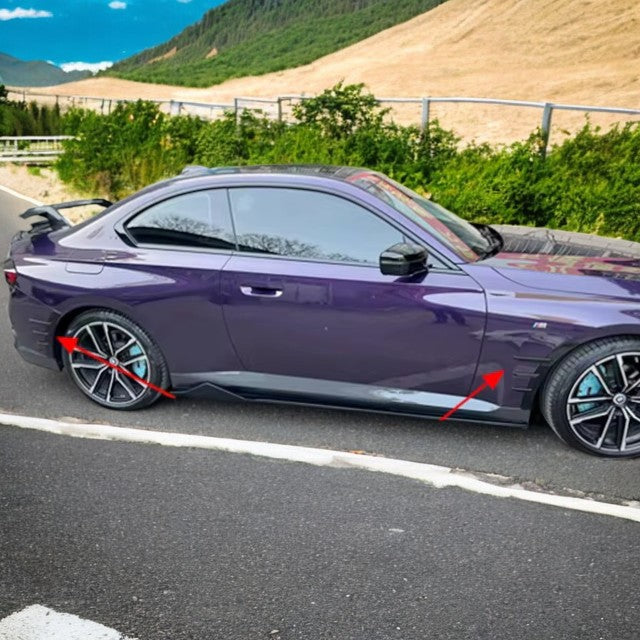 😎Copricerchio compatibile con BMW M2 G87 nero lucido😎