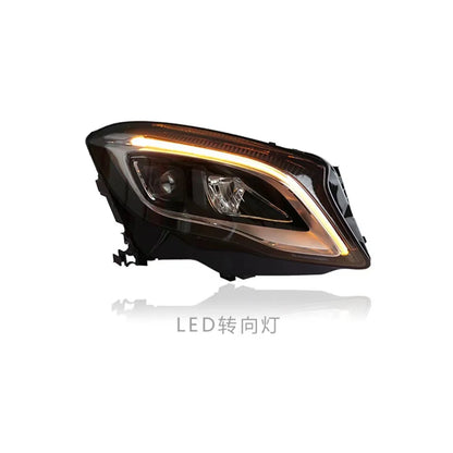 💥ART.3653 DRL LUCI DIURNE LED CON INDICATORI PER BENZ GLA 15-19 💥
