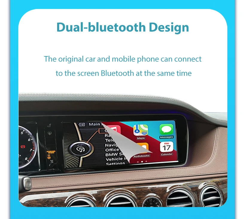 💫ART.4007 CarPlay Wireless Benz CL GL A/B/S/EQA QB V 2019-2022💫