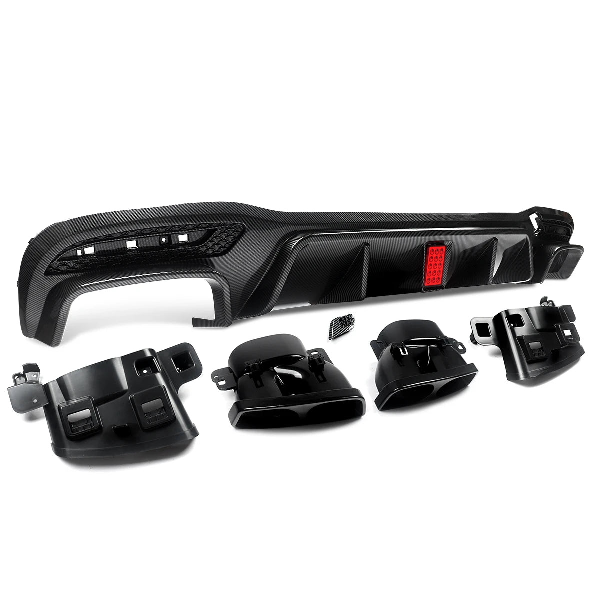 💫ART.4869 Diffusore Posteriore (Carbonio) Stile F1 per GLE / GLS / AMG 15-19💫