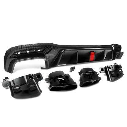 💫ART.4869 Diffusore Posteriore (Carbonio) Stile F1 per GLE / GLS / AMG 15-19💫