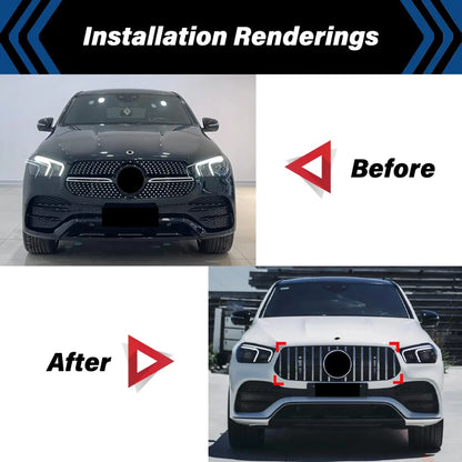 💫ART.5074 Griglia Sportiva GT per Mercedes Benz GLE W167 Coupe 2019-2023💫