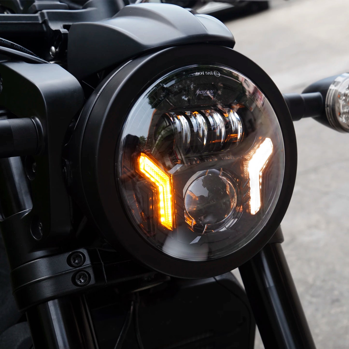 💫ART.4576 Faro Anteriore LED adatto alla maggior parte delle Moto💫