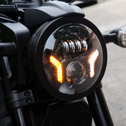 💫ART.4576 Faro Anteriore LED adatto alla maggior parte delle Moto💫