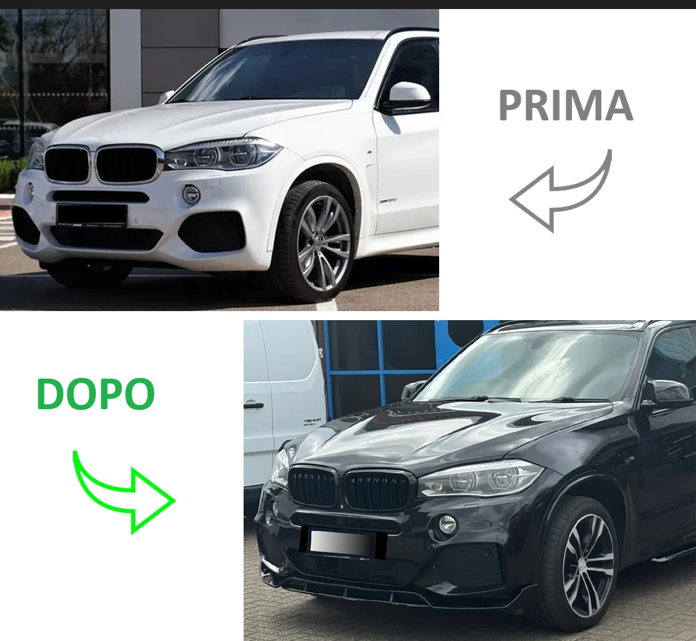 💫ART.4871 Splitter Anteriore adatto per BMW X5 2013-2018💫