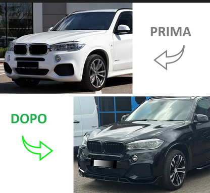 💫ART.4871 Splitter Anteriore adatto per BMW X5 2013-2018💫