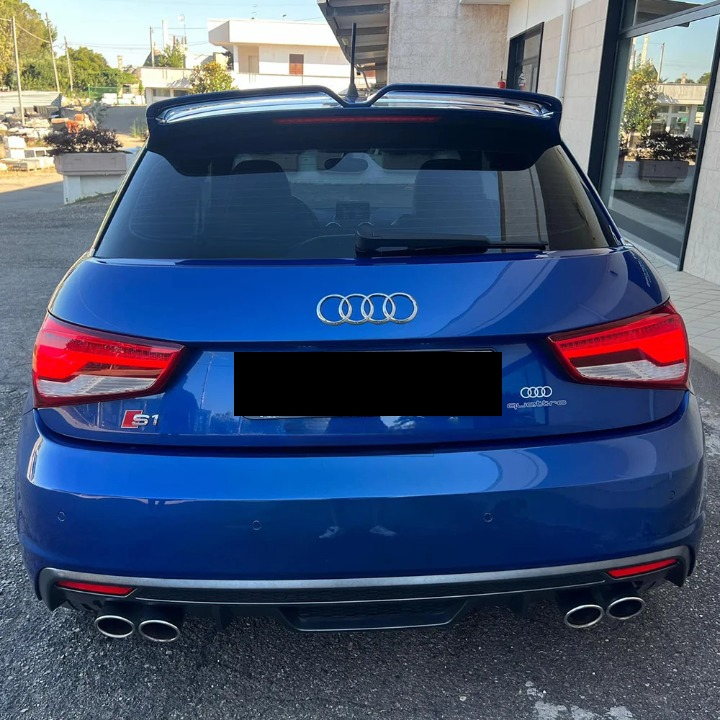 💫ART.8271 Spoiler sul Tetto Nero Lucido per Audi A1 R18 Hatchback 2010-2014💫