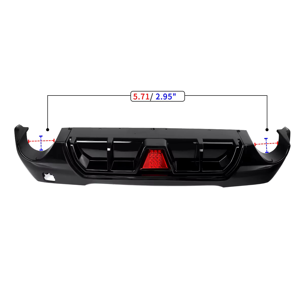 👉ART.10431 Diffusore Terzo Stop a LED Nero Lucido - BMW Serie 1 F40 19-24 M Sport👈