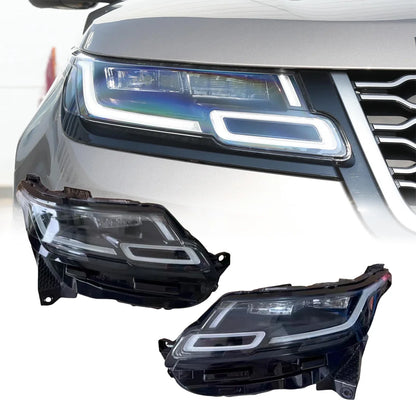 💥ART.3644 RANGE ROVER VELAR LED DOPPIO FARO TRASPARENTE PER LAND ROVER 17-24💥
