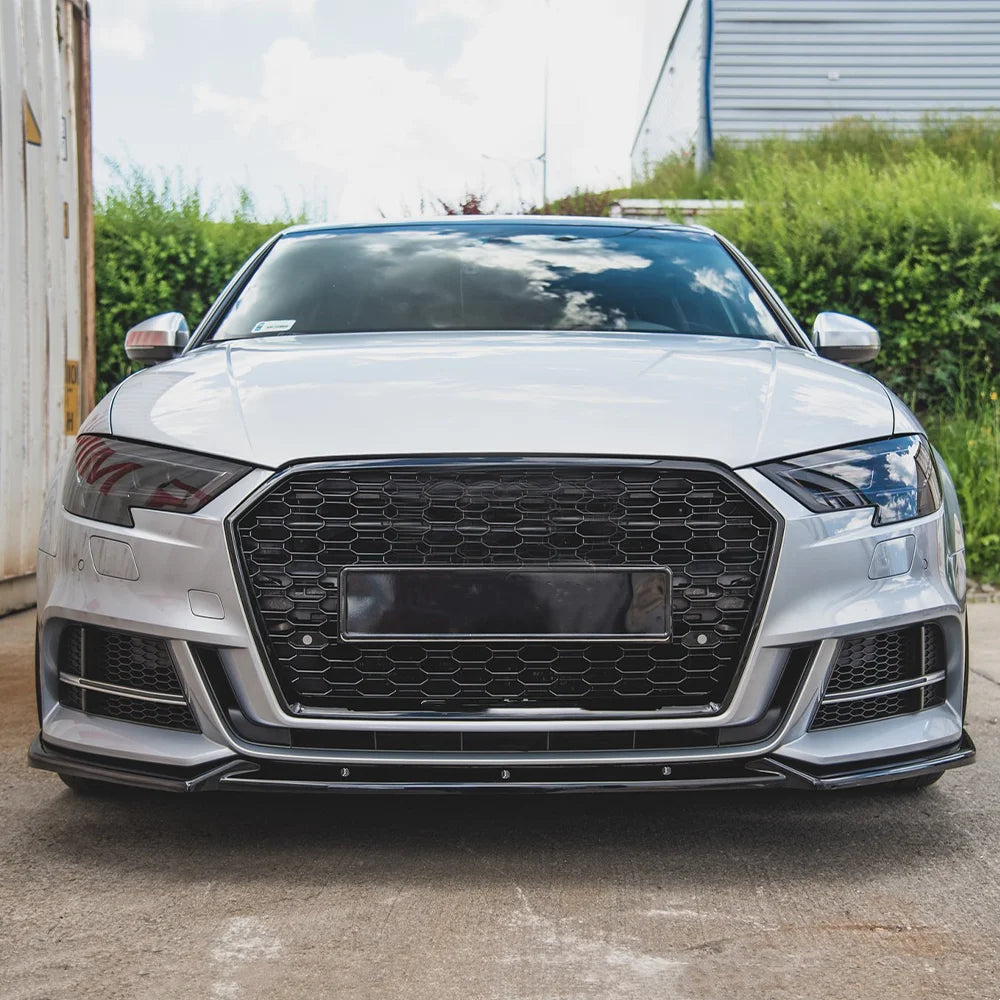 💫ART.8279 Splitter Anteriore per Audi A3 S3 8V S-line 2017-2020 💫