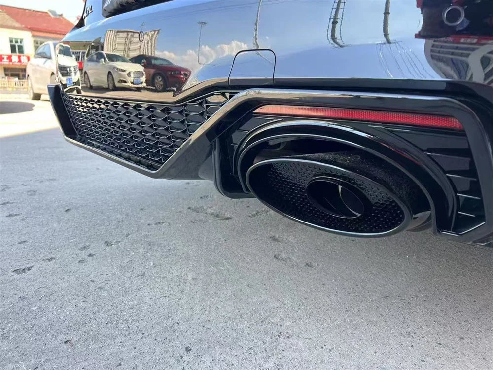 💫ART.8098 Diffusore per Audi A7 S-line 4 Porte 19-20 con Punte di Scarico PP💫