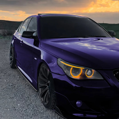 💫 Sotto minigonne per BMW Serie 5 E60 E61 M Sport 2005-2010 Nero Lucido💫