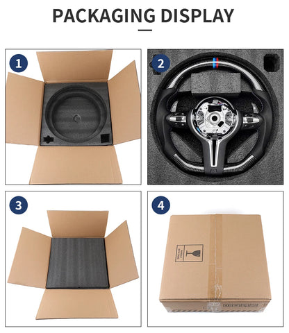 💫ART.5256 Volante Sportivo (Airbag non incluso) BMW Serie 1-7 X3 X4 M3 M4+💫