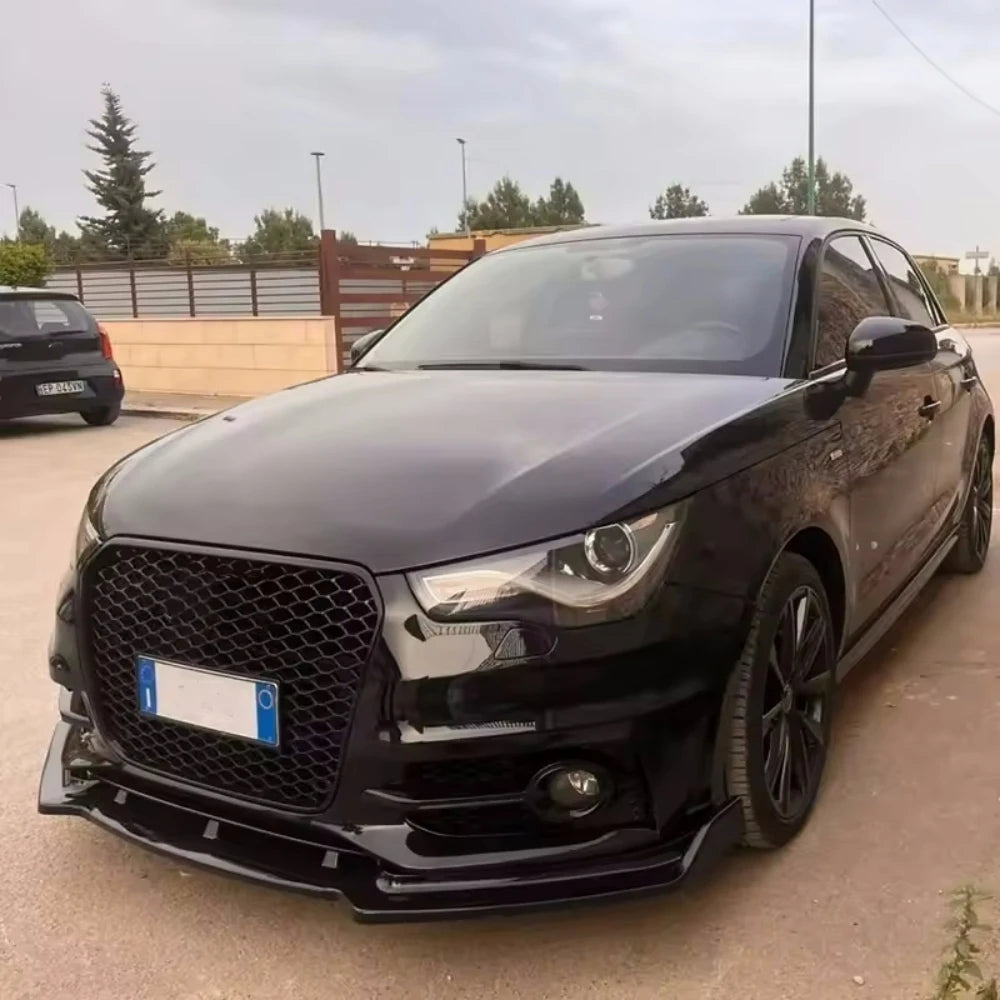 💫ART.8203 Splitter Anteriore (Nero Lucido) adatto per Audi A1 2010-2016 💫