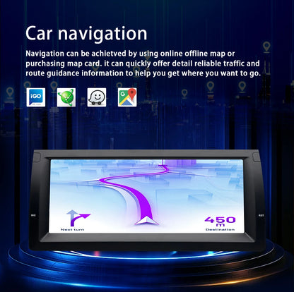 💫ART.5166 Android  Wireless Carplay per BMW X5 E38 E39 E53 1996-2004💫