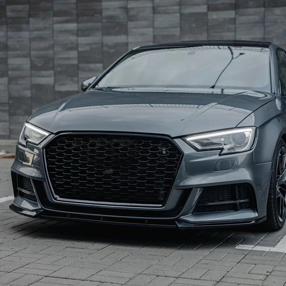 💫ART.8279 Splitter Anteriore per Audi A3 S3 8V S-line 2017-2020 💫
