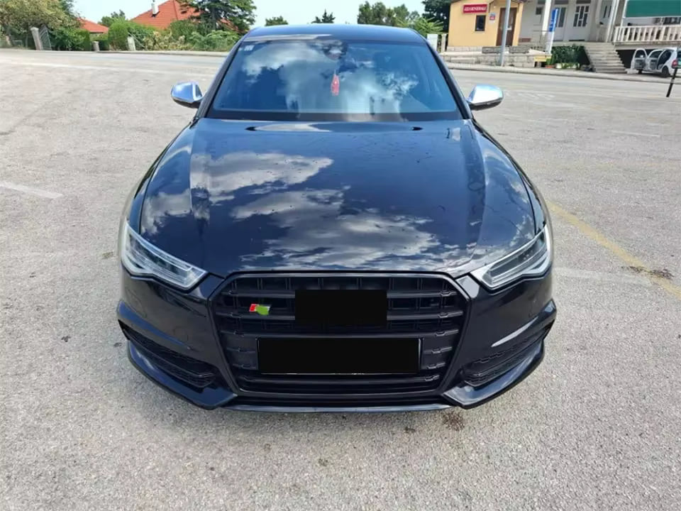 💫ART.4707 Griglia (Nero/Chromato) per Audi A6 S6 C7 2016-2018 RS6 Style💫