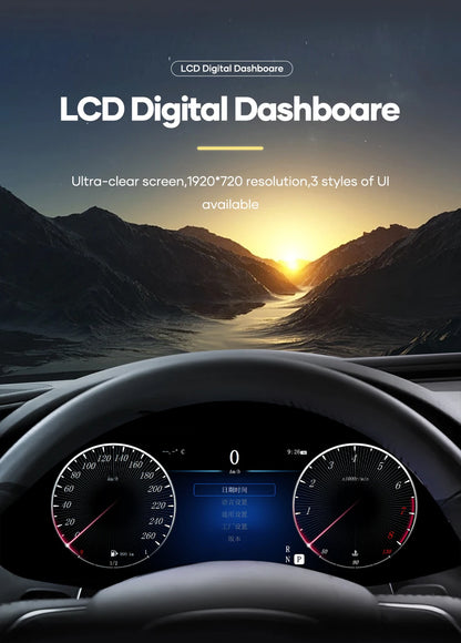 💫ART.4003 Cockpit virtuale digitale LCD per Mercedes Benz C W204 2011-2014💫