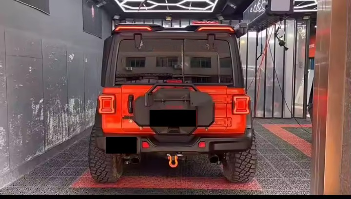 💫ART.8132 Spoiler con Luci LED per Jeep Wrangler JL JK 2007-2023 💫