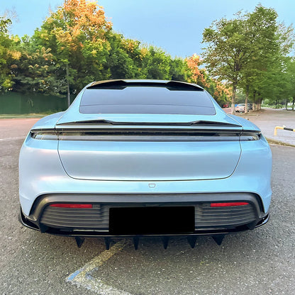 💫ART.8161 Diffusore Posteriore In Carbonio per Porsche Taycan 2019+💫