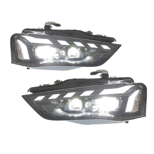 ⭐ COPPIA FARI FULL LED ADATTO PER A4 b8 restyling 12-16 H7⭐