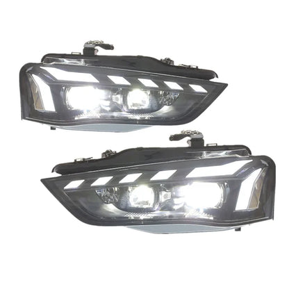 ⭐ COPPIA FARI FULL LED ADATTO PER A4 b8 restyling 12-16 H7⭐
