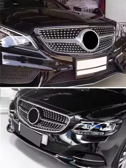 ⭐Mercedes Benz Classe E W212 2013 - 16 griglia radiatore argento diamante ⭐