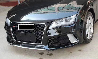 💫ART.4585 Griglia adatto per Audi A7/RS7 Nero Lucido, Argento e Grigio 12-15💫