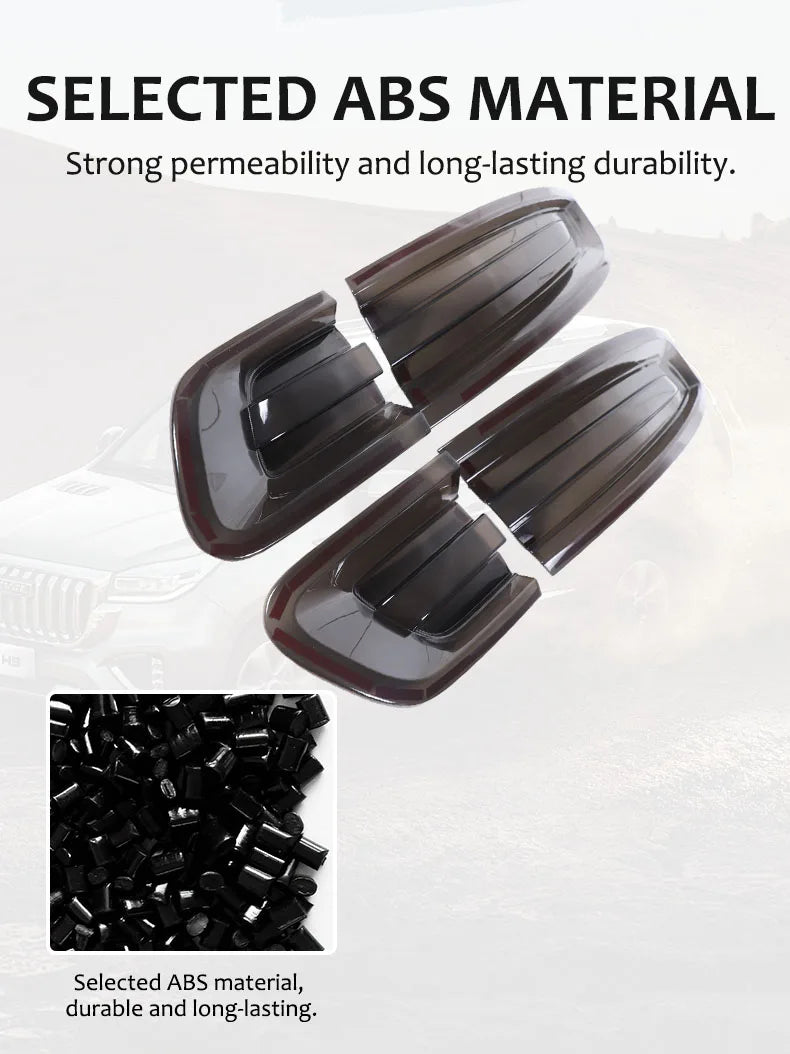 💫ART.5214 Copertura Fanale Posteriore per Porsche Macan 2014-2017 ABS Nero💫