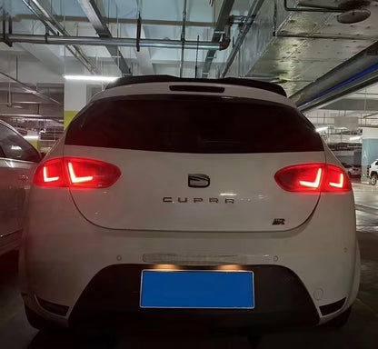 💫ART.8453 Spoiler sul Tetto per SEAT LEON MK4 Nero Lucido 2013+💫