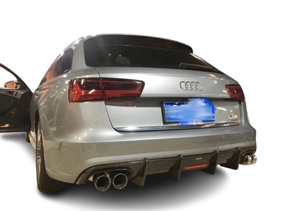 💫ART.4593 Diffusore In Fibra Di Carbonio adatto per Audi A6 C7 S6 2012-2016💫