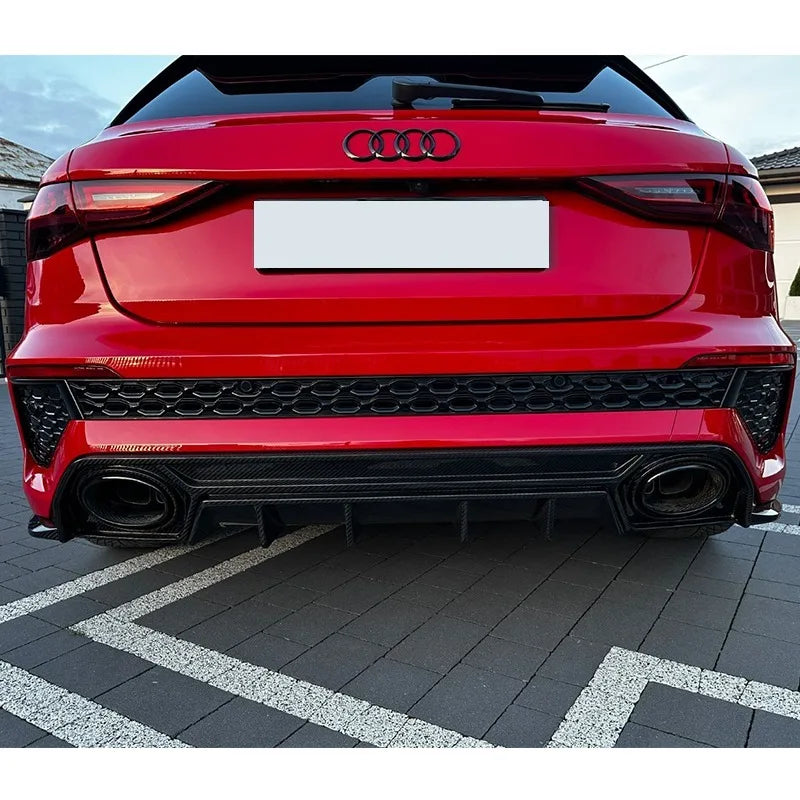 💫ART.4765 Striscia Decorativa per Paraurti Posteriore AUDI A3 S-Line 20-24💫