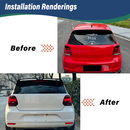💫ART.5083 Spoiler Tetto Volkswagen Polo Oettinger MK5 6R 6C 2009-2017💫