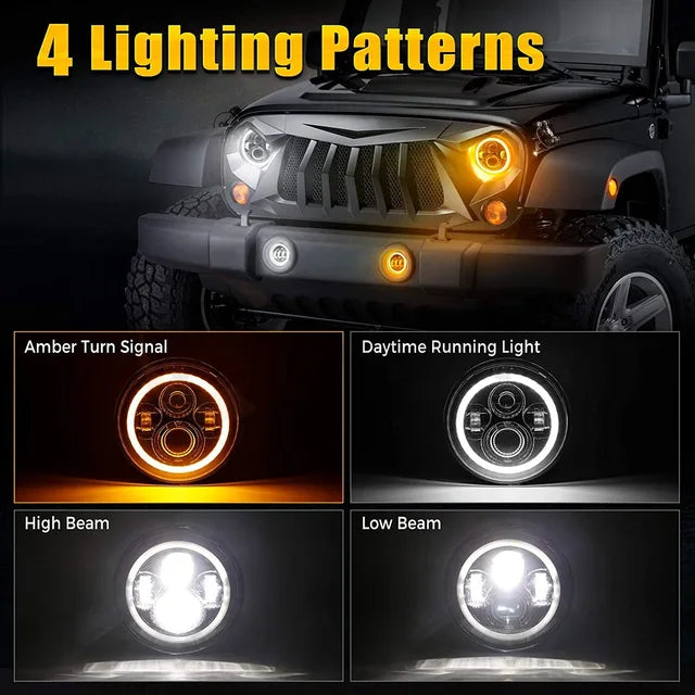 💥FARI ANTERIORE ADATTO PER Jeep Wrangler JK TJ LJ💥