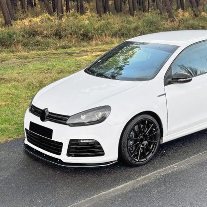 💫ART.8253 Splitter Anteriore per Volkswagen Golf 6R Golf MK6 Nero Lucido 2008+ 💫
