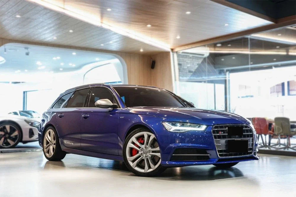 💫ART.4588 Griglia Radiatore (Nera Lucida) adatto per Audi A6 S6 C7 2016-2018💫