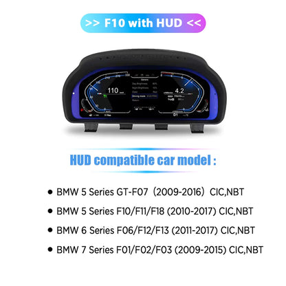 💫ART.5255 12.3 ''  Virtual Cockpit LCD per BMW Serie 1 / 5 / 6 / X4 / X5 / X6💫