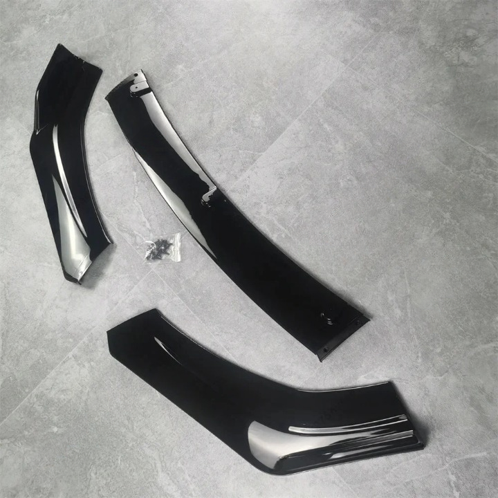 💫ART.8260 Splitter Anteriore Nero Lucido per VW Scirocco III MK3 MK3.5 R 2010-2017💫
