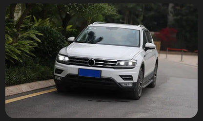 💥ART.4008 FARI LED BI-XENON CON ANGEL EYES PER VW TIGUAN 2017-2021💥