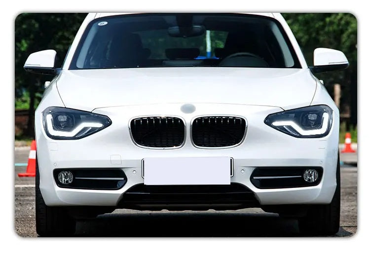 💫ART.3893 FARI ANTERIORI  (DAYLIGHT) PER BMW SERIE 1 2012-2015💫