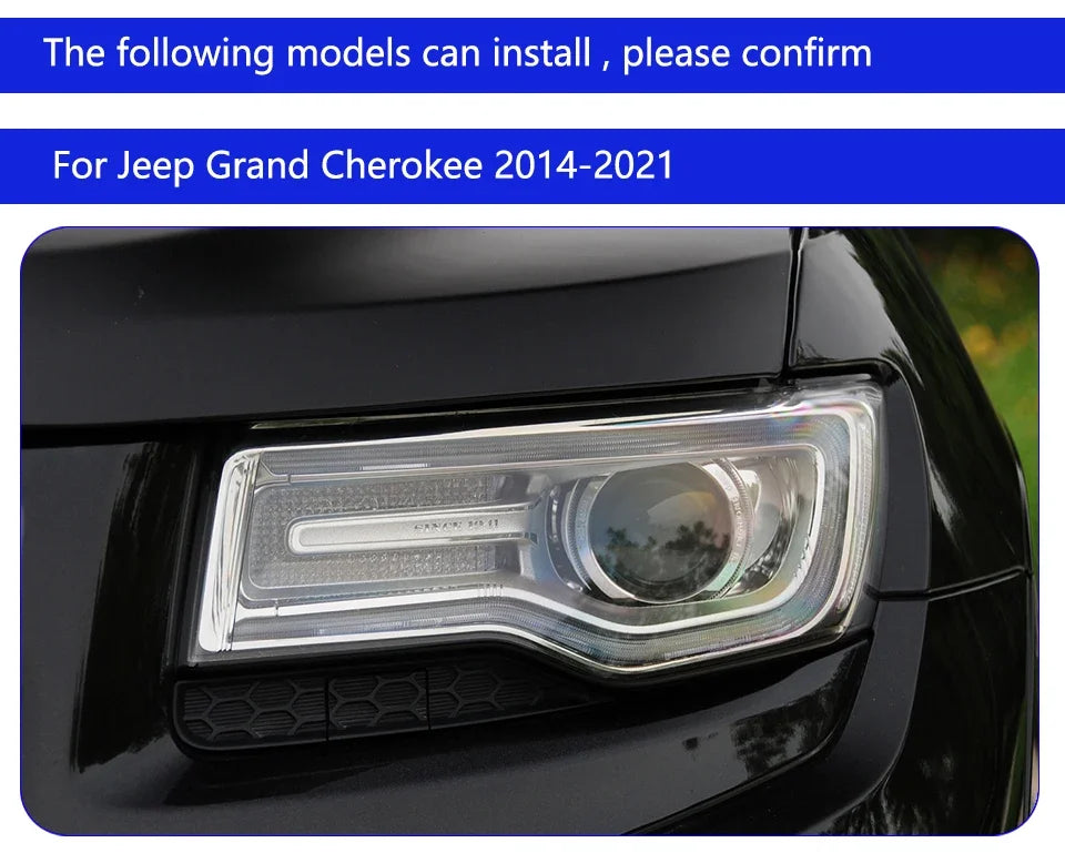 💫ART.5138 Fari Anteriori per Jeep Grand Cherokee 2014-2021 LED💫
