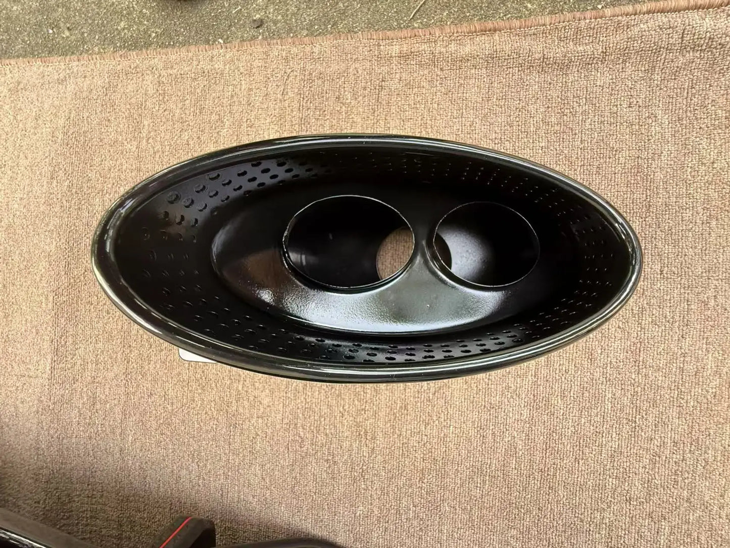 💥ART.3639 DIFFUSORE PARAURTI POSTERIORE E PUNTE DI SCARICO PER AUDI Q5 RSQ5-R💥