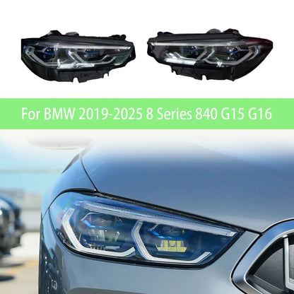 💫ART.4841 Fari Anteriori Daytime LED per BMW Serie 8 840 G15 G16 2019-2025 💫