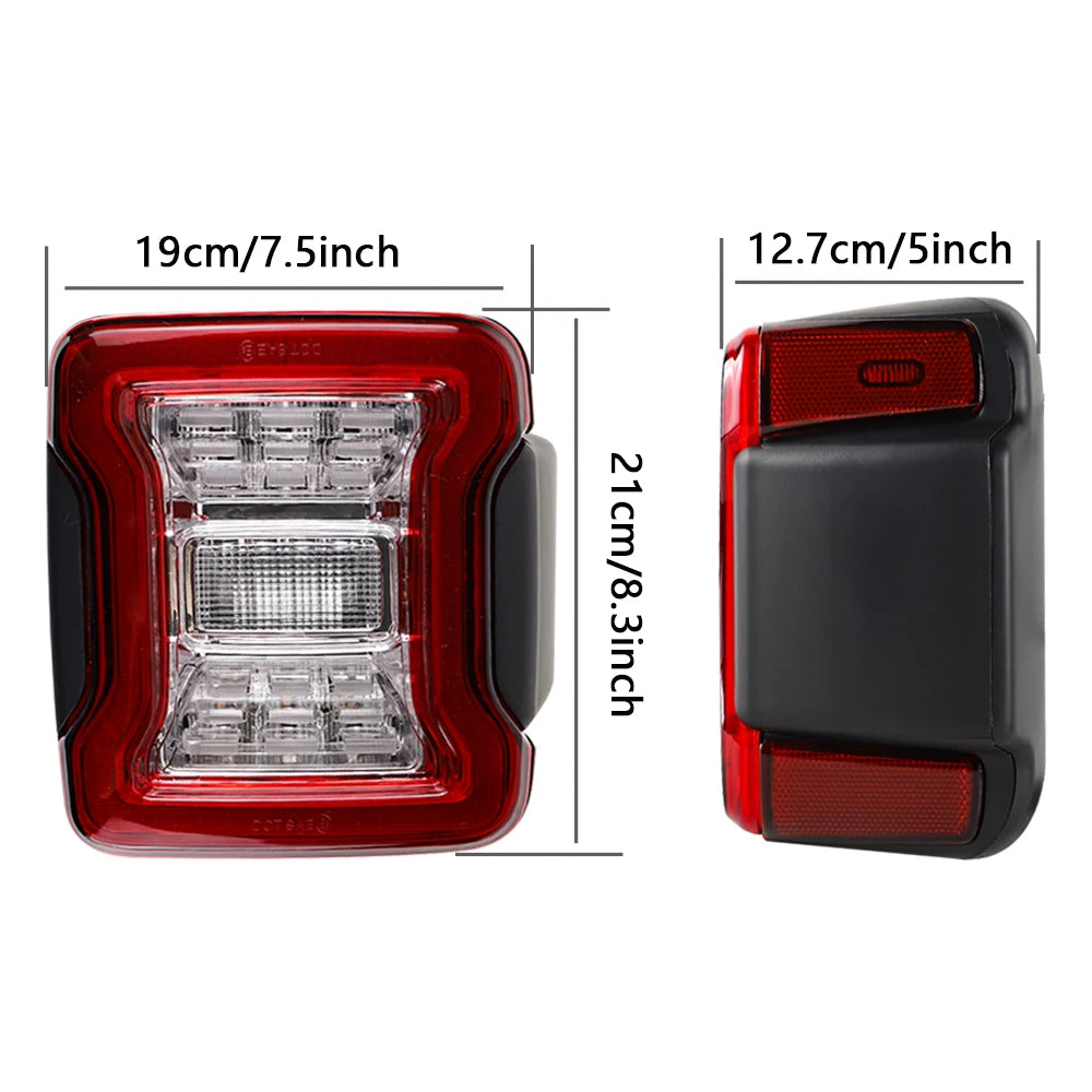 💫ART.5132 Fari Posteriori LED per Jeep Wrangler JL 2018-2022💫