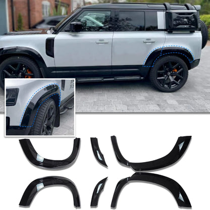 💫ART.8462 Parafanghi per Land Rover Defender 90 110 130 L663 Nero 2020+💫