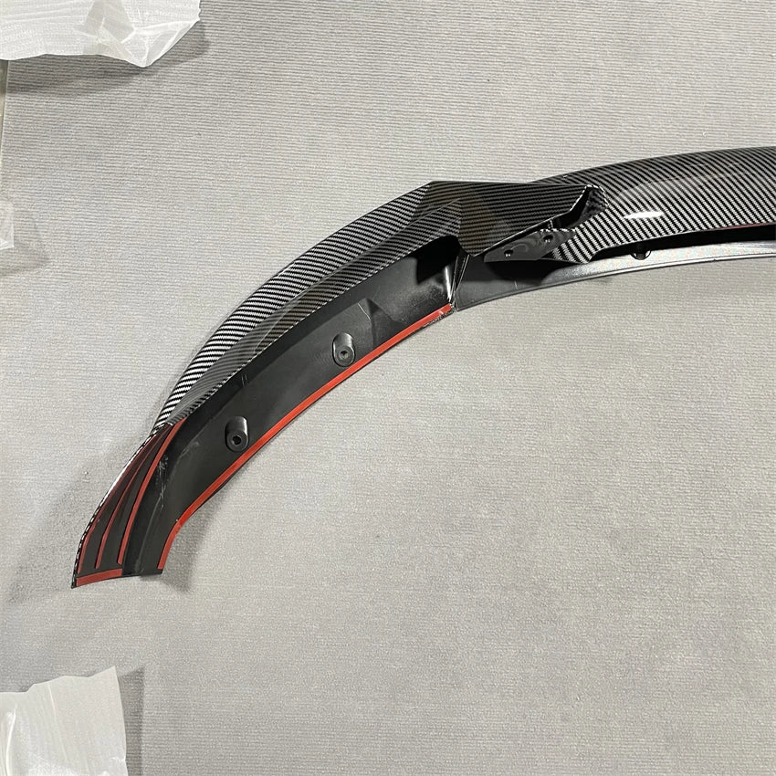 💫ART.8193 Splitter (3 pz) in Carbonio/Nero Per Tesla Modello 3 Y 2017-2023💫