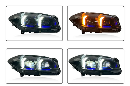 💫ART.4706 SET FARI ANTERIORI (LED) PER BMW 5 Series F10 F18 2010-2017💫