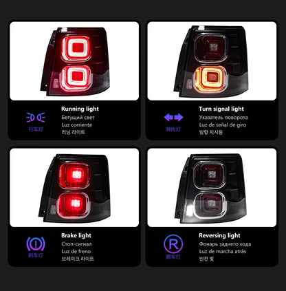 💫ART.4898 Fanali Posteriori LED per Range Rover Sport 2005-2013💫