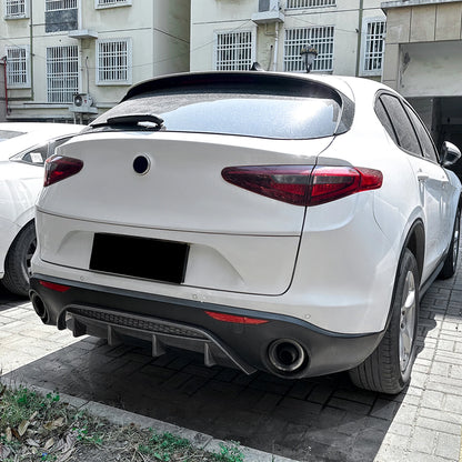💫ART.8167 KIT ANTERIORE + POSTERIORE in Carbonio per Alfa Romeo Stelvio 17+💫